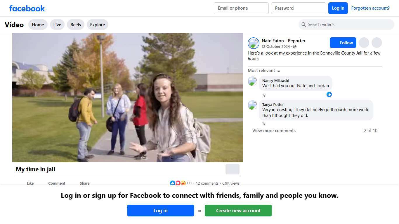 Here's a look at my experience in the Bonneville County Jail for a few hours. Nate Eaton - Reporter Facebook